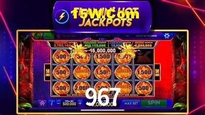 Slots com jackpots e giros grátis na 967
